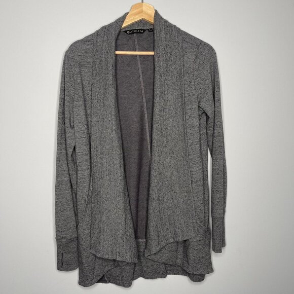 Womens size Small Grey Athleta Cardigan‎ - Picture 1 of 5
